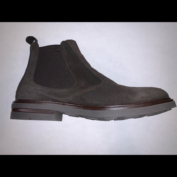 1 SINGLE BOOT Left foot ONLY! Chocolate Brown suede leather boot made in Italy - Picture 6 of 7